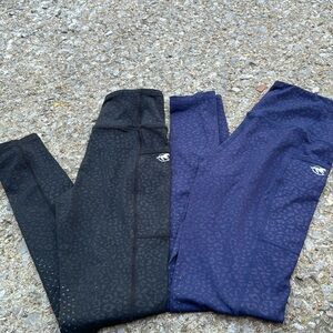 Bundle of 2 Smartpak Piper Leopard Print Tights XS